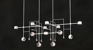 3D model chandelier lyra alison berger