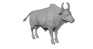 Stock Market Bronze BullRigged