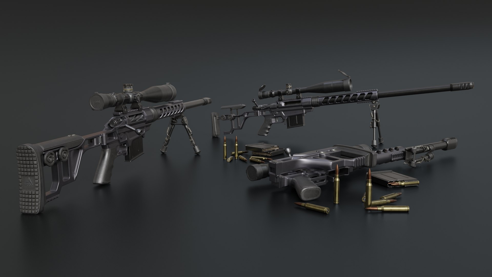 Sniper Rifle Lobaev Tsvl8 Stalingrad Model - TurboSquid 2117548