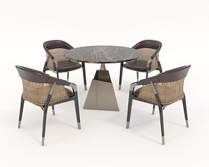 3D chair classic table - TurboSquid 1537532