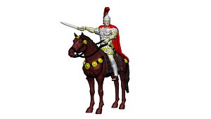 3D model Roman cavalry Legat Idol 3D print model