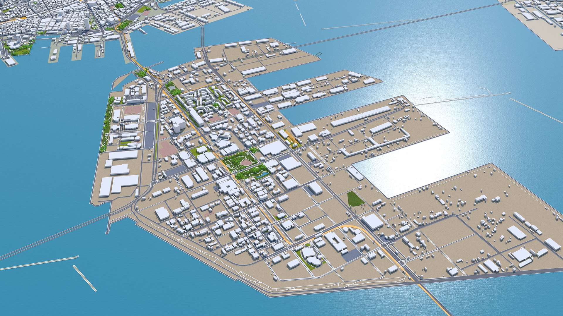 3D City Area Building - TurboSquid 1628252