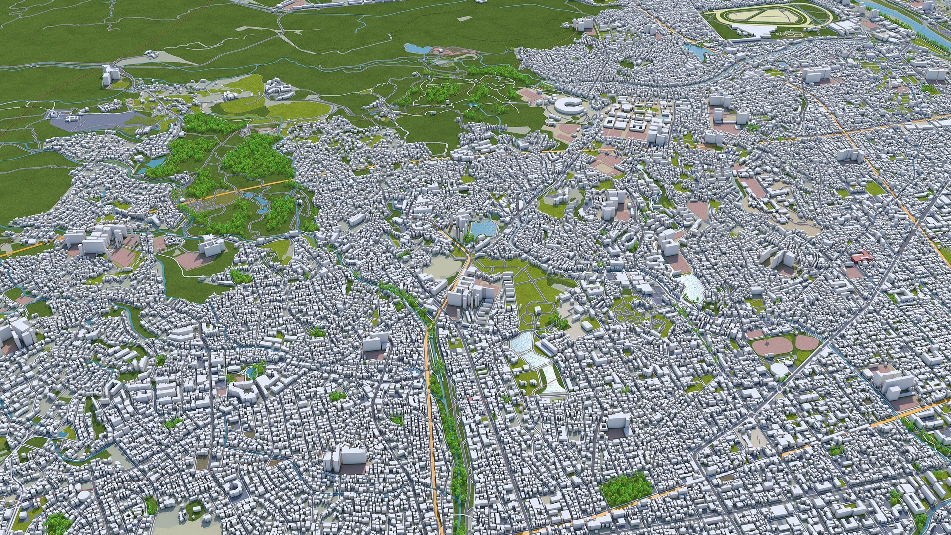 3D City Area Building - TurboSquid 1628252