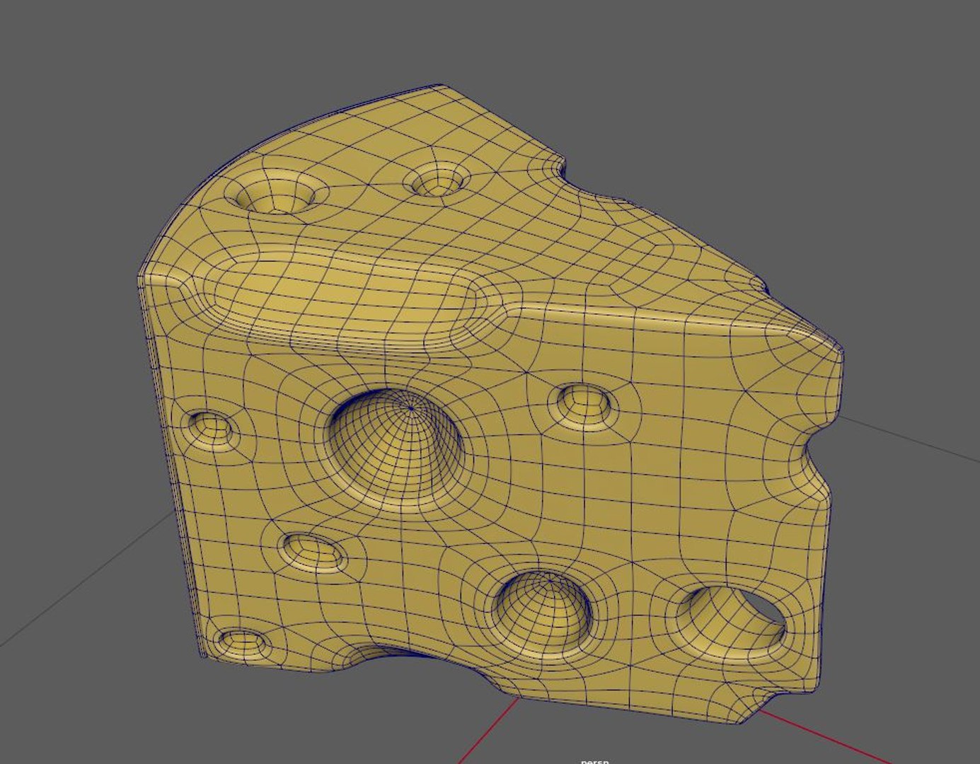 Cheese Food 3D Model - TurboSquid 1414738