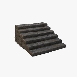 3D model stone steps v1