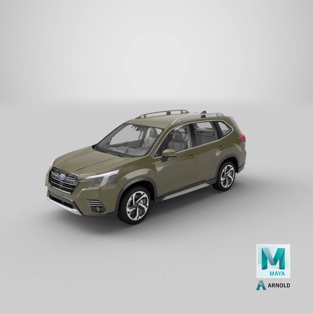 Green Subaru Forester 2022 Simple Interior model https://p.turbosquid.com/ts-thumb/gO/k3hSFJ/xT/stemcell_maya_arnold_render/png/1692018444/1920x1080/fit_q87/ad358b659cdc254dba01242faa46a600e266808e/stemcell_maya_arnold_render.jpg