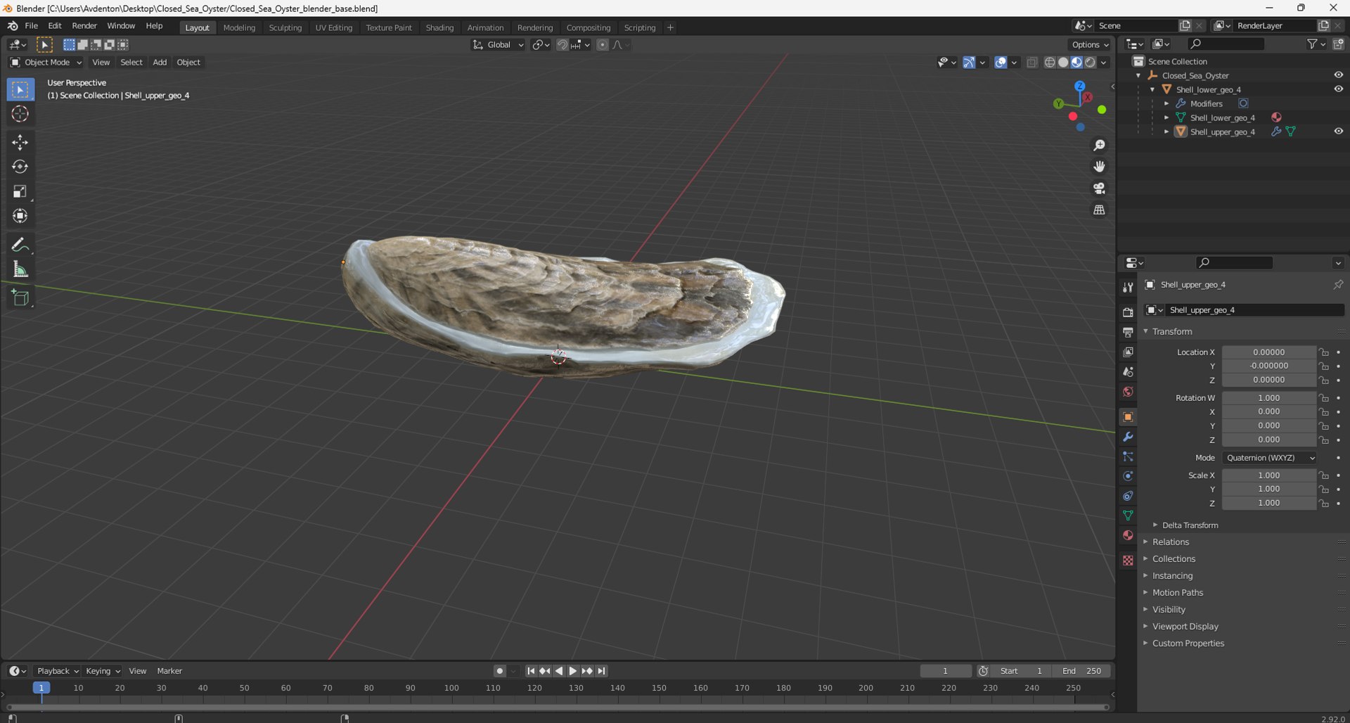 Closed Sea Oyster 3D model https://p.turbosquid.com/ts-thumb/gO/mnBjFd/hl/closedseaoyster3dsmodel027/jpg/1722535543/1920x1080/fit_q87/7cdbb0678c6557ffaeb617e3586c4e19743f875f/closedseaoyster3dsmodel027.jpg