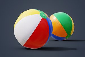 Beach Ball Prop PBR Game-Ready