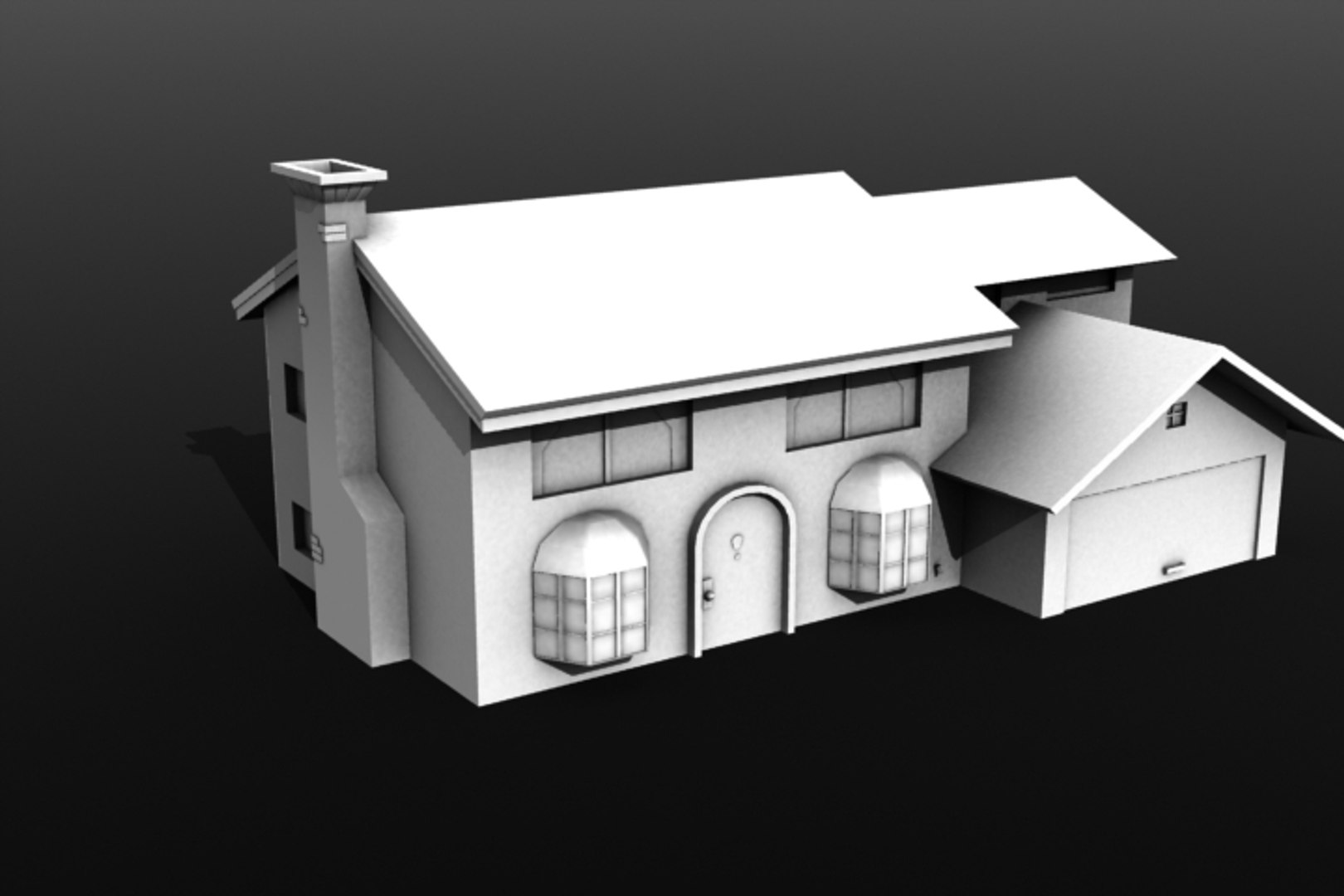 Simpsons House Games 3d Model