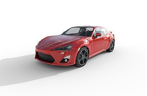Low Poly Car - Toyota GT 86 2013
