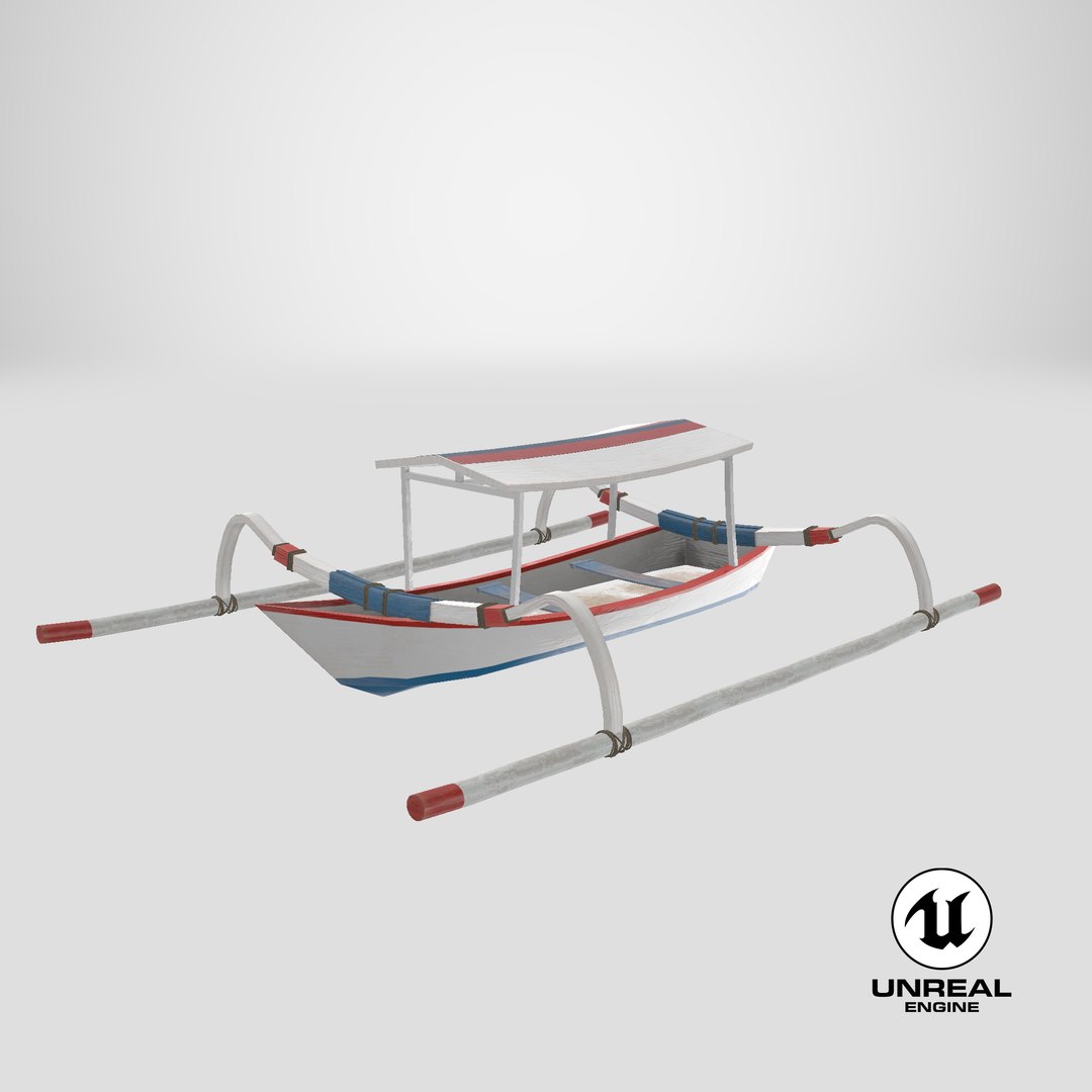 Traditional Bali Boat Jukung 3D https://p.turbosquid.com/ts-thumb/gO/szMZk9/aS/stemcell_unreal_render/png/1683703556/1920x1080/fit_q87/8159cb0fc687e97f643e3aba0ed8a755537a29b3/stemcell_unreal_render.jpg