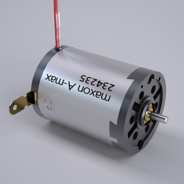 3D model micro motor maxon a-max