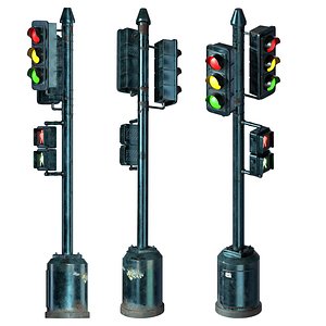 3D Traffic light PBR
