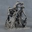 Scultura epica di cavalli