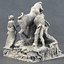 Scultura epica di cavalli