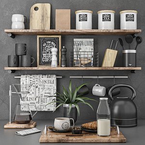 3D kitchen set 9 model