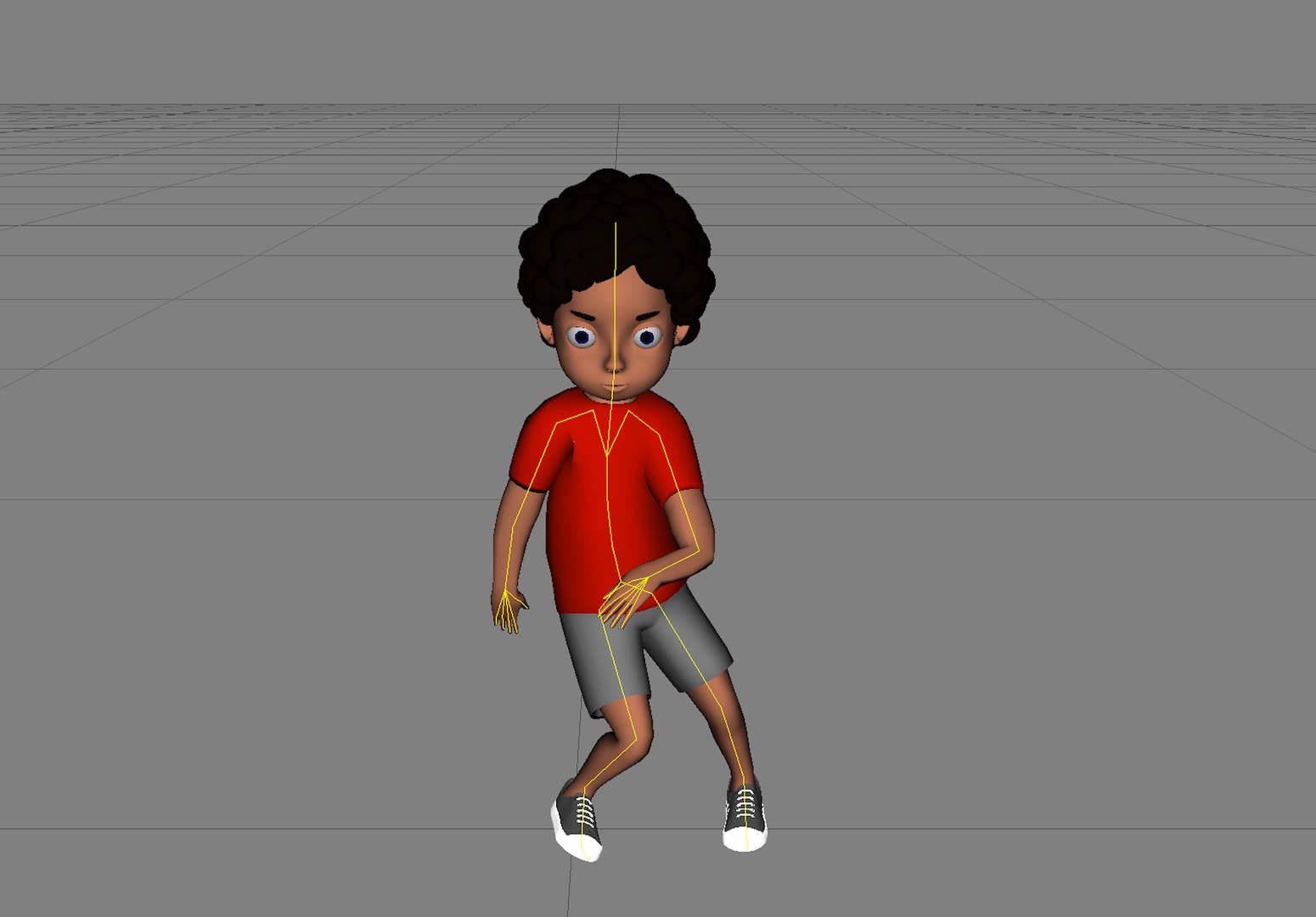 Curly Boy With Base Mesh model - TurboSquid 1742132