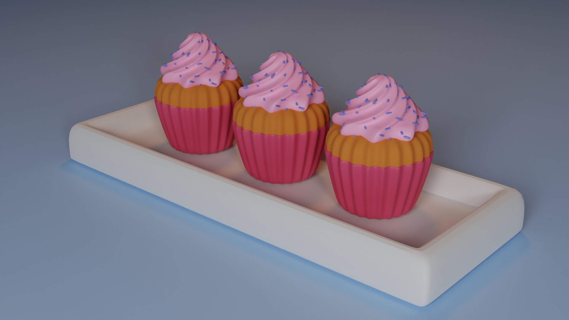 3D Cupcake Model - TurboSquid 2065534