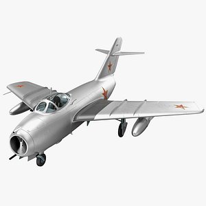 Jet Fighter MiG 15 Rigged