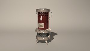 vintage heater 3d obj