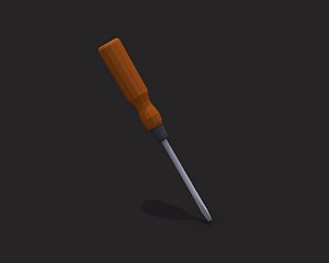 Low Poly Screwdriver v.1