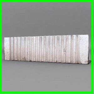 3d street blocker model