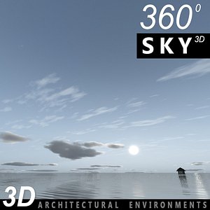 3d model sky clouds