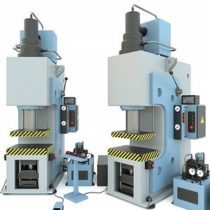PYE250  Hydraulic press - Industrial machine tool 3D