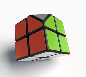 Rare cube 2x2 puzzle corners