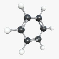 Benzene Max Molecule With PBR 4K 8K