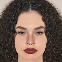 Sabrina Claudio Head - No Hair - Low poly head for game