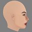 Sabrina Claudio Head - No Hair - Low poly head for game