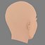 Sabrina Claudio Head - No Hair - Low poly head for game