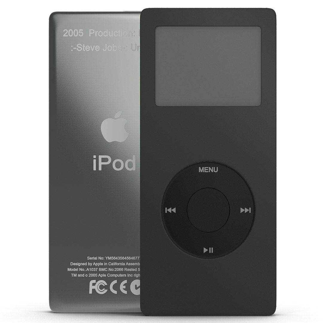 iPod Nano 3D model preview