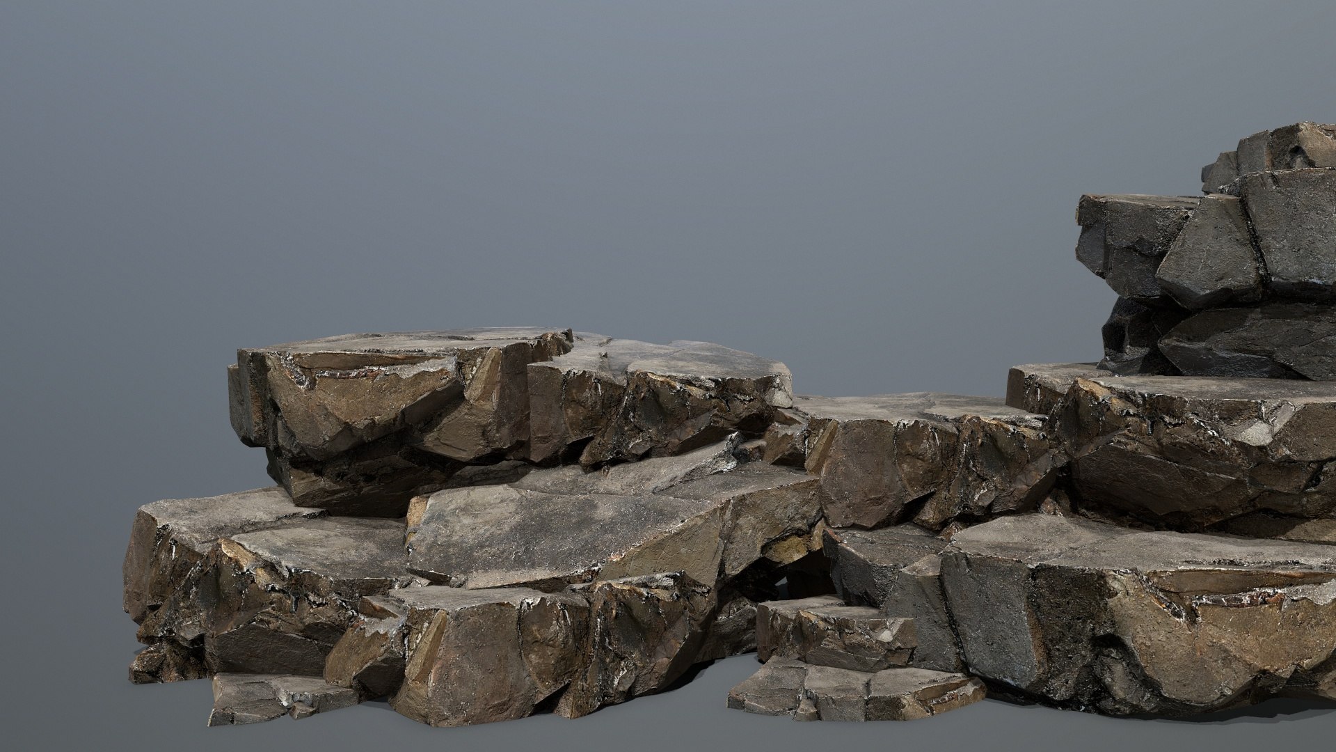 3D Cliff Rocks 1 - TurboSquid 2268873