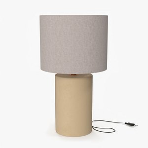 Elegant Table Lamp with Fabric Shade