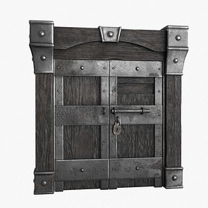 Old Wood Door v1 model