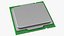 Land Grid Array CPU 3D model