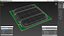 Land Grid Array CPU 3D model