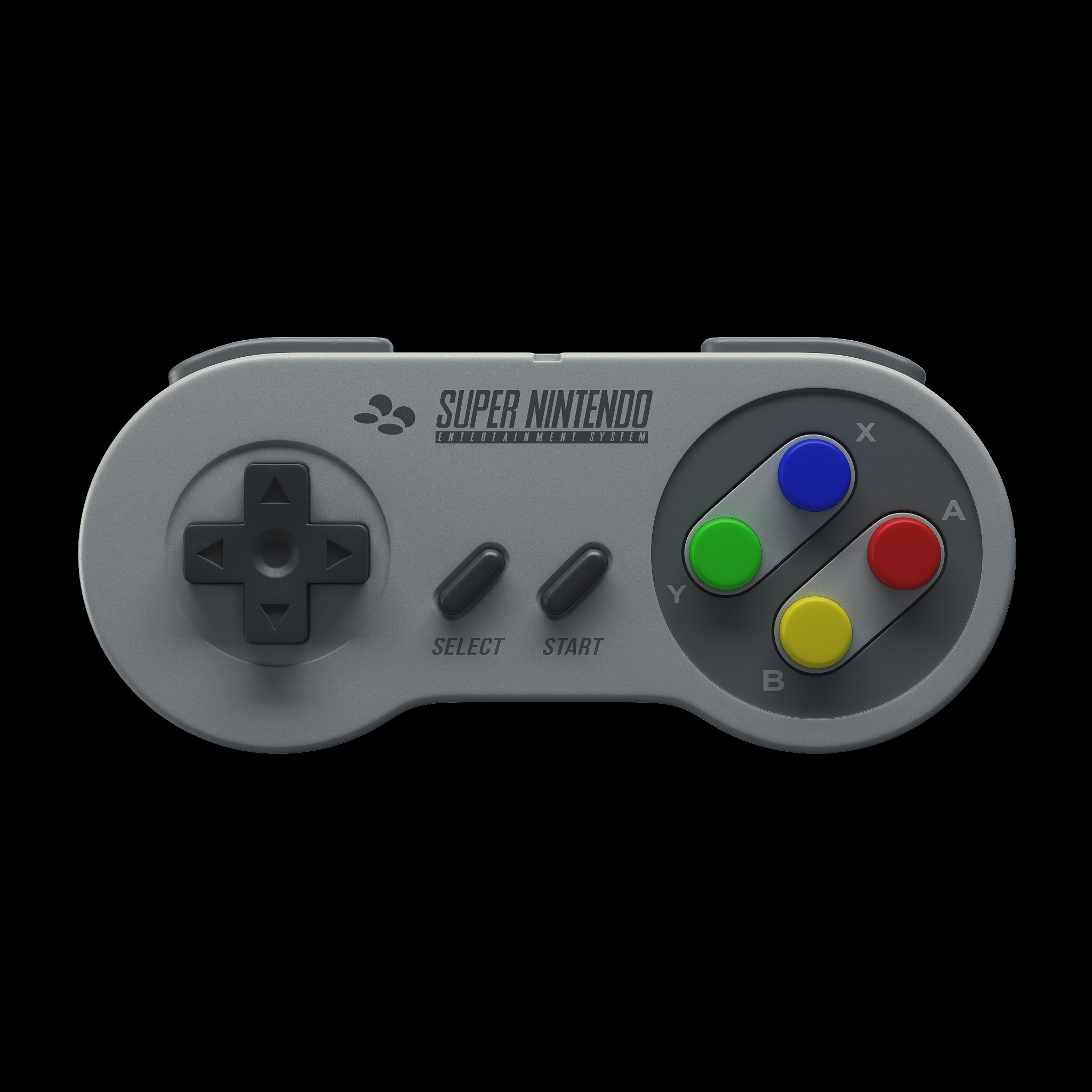 Super nintendo controller 3D TurboSquid 1707146