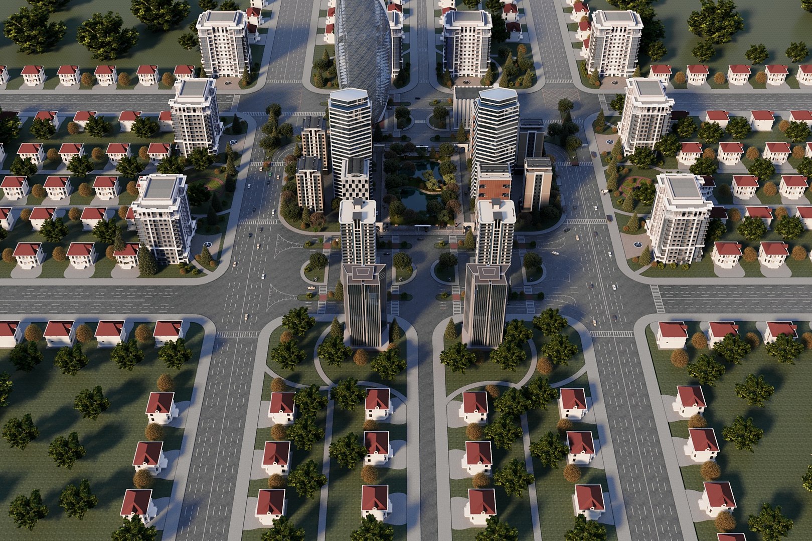 3D City Model - TurboSquid 2303374