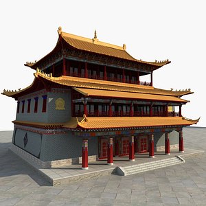 Tibetan Temple model