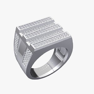 Men Full Diamond Ring