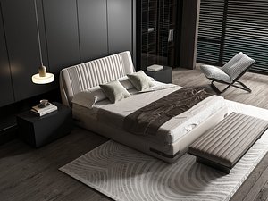 3D Modern bedroom