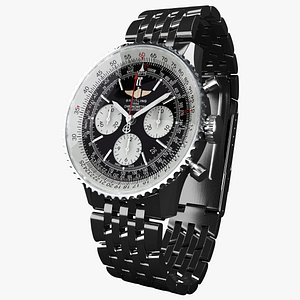 Breitling Navitimer 01 Steel-virtual 3d model