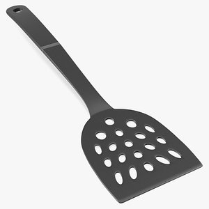 3D model Nylon Black Frying Spoon