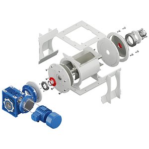 3D rotar rotary feeder model