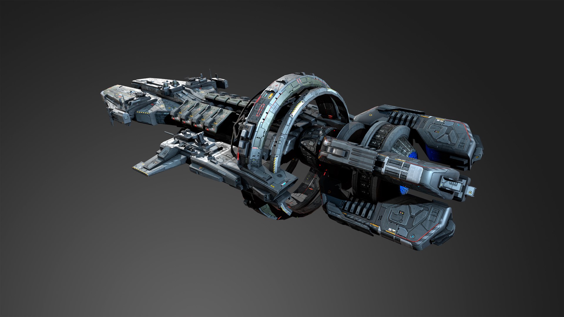 3D Scifi Commander Ship G7 Model - TurboSquid 1274365