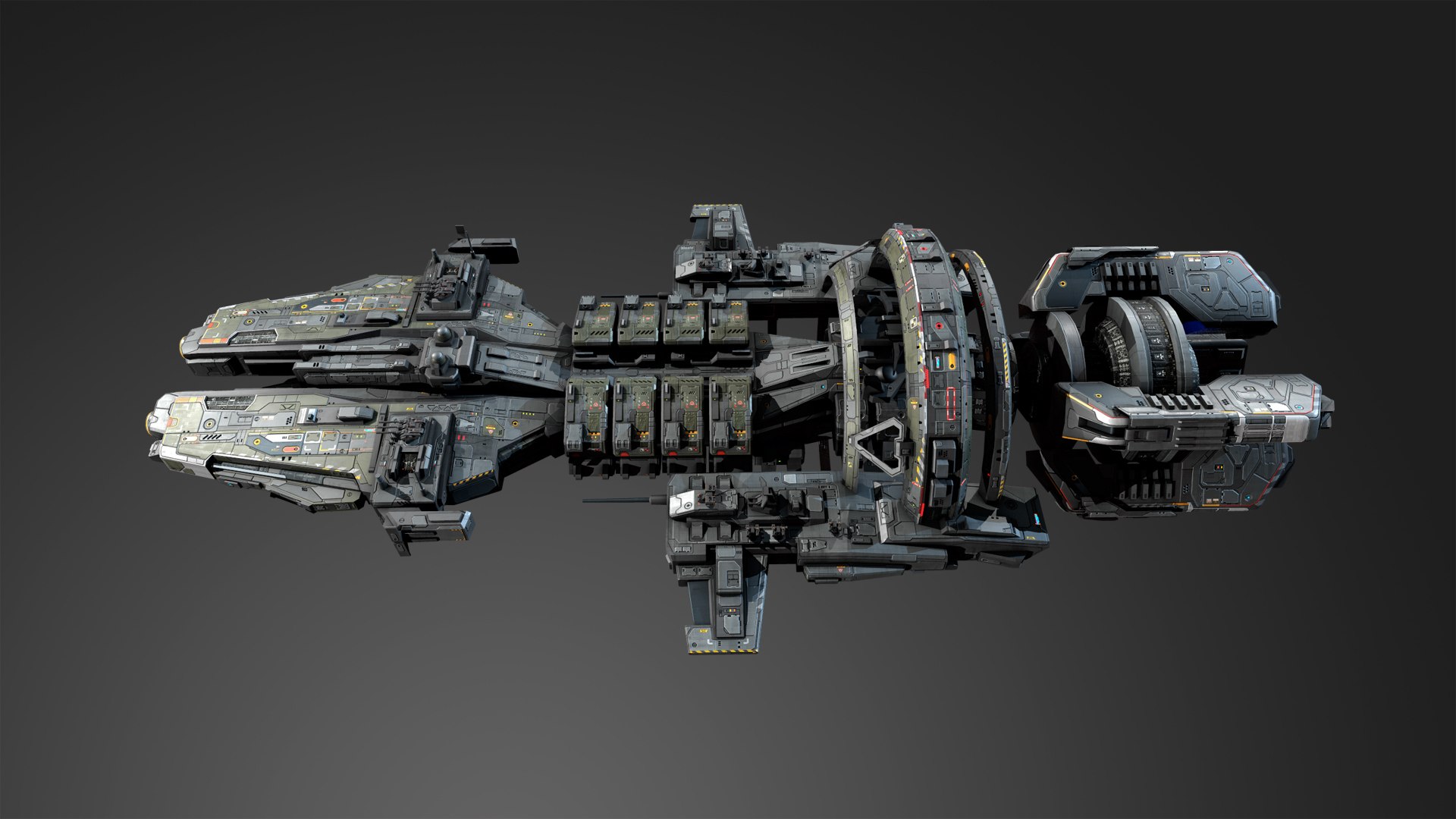 3D Scifi Commander Ship G7 Model - TurboSquid 1274365