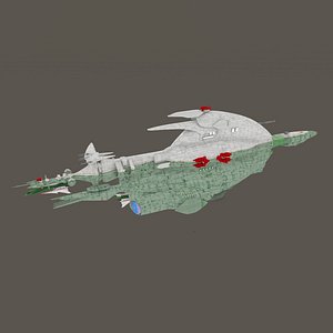 welsh battlecruiser 3d blend